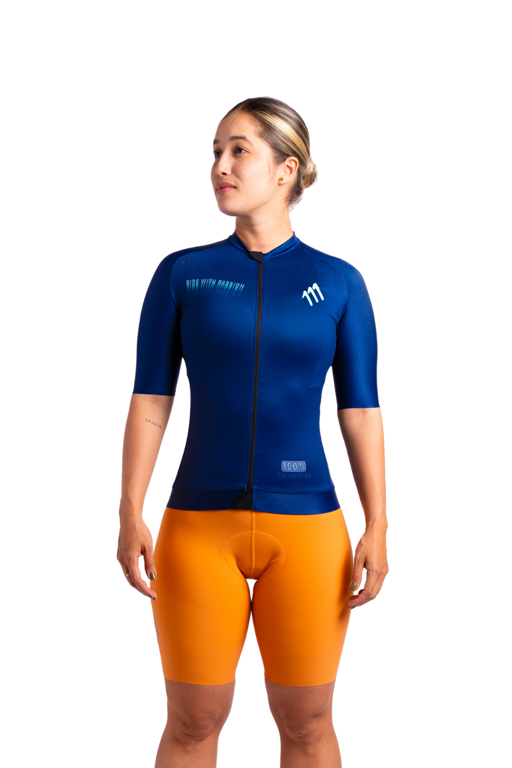 Jersey ciclismo mujer Jersey Ciclismo Mujer 111Ciento Once Marino 111Ciento Once — ropa ciclismo colombiana