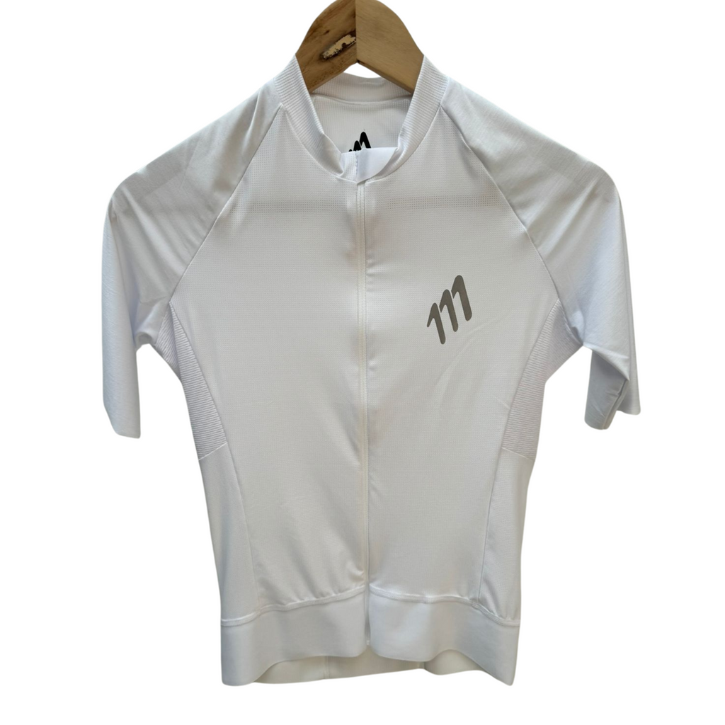 Jersey ciclismo mujer Jersey Ciclismo Mujer 111Ciento Once Essentials Blanco 111Ciento Once — ropa ciclismo colombiana