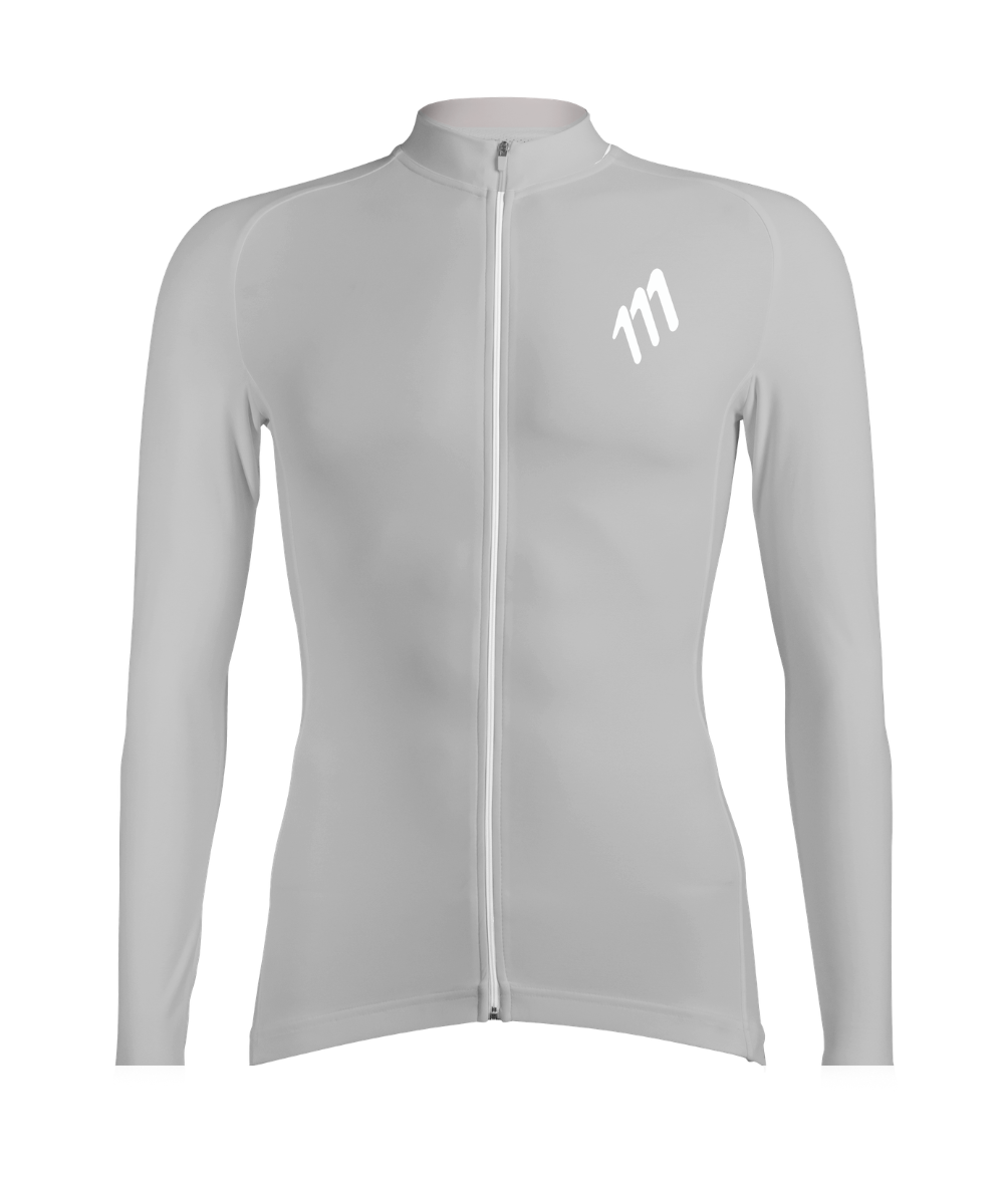 Jersey ciclismo mujer Jersey Manga Larga Ciclismo Mujer 111Ciento Once Silverado 111Ciento Once — ropa ciclismo colombiana