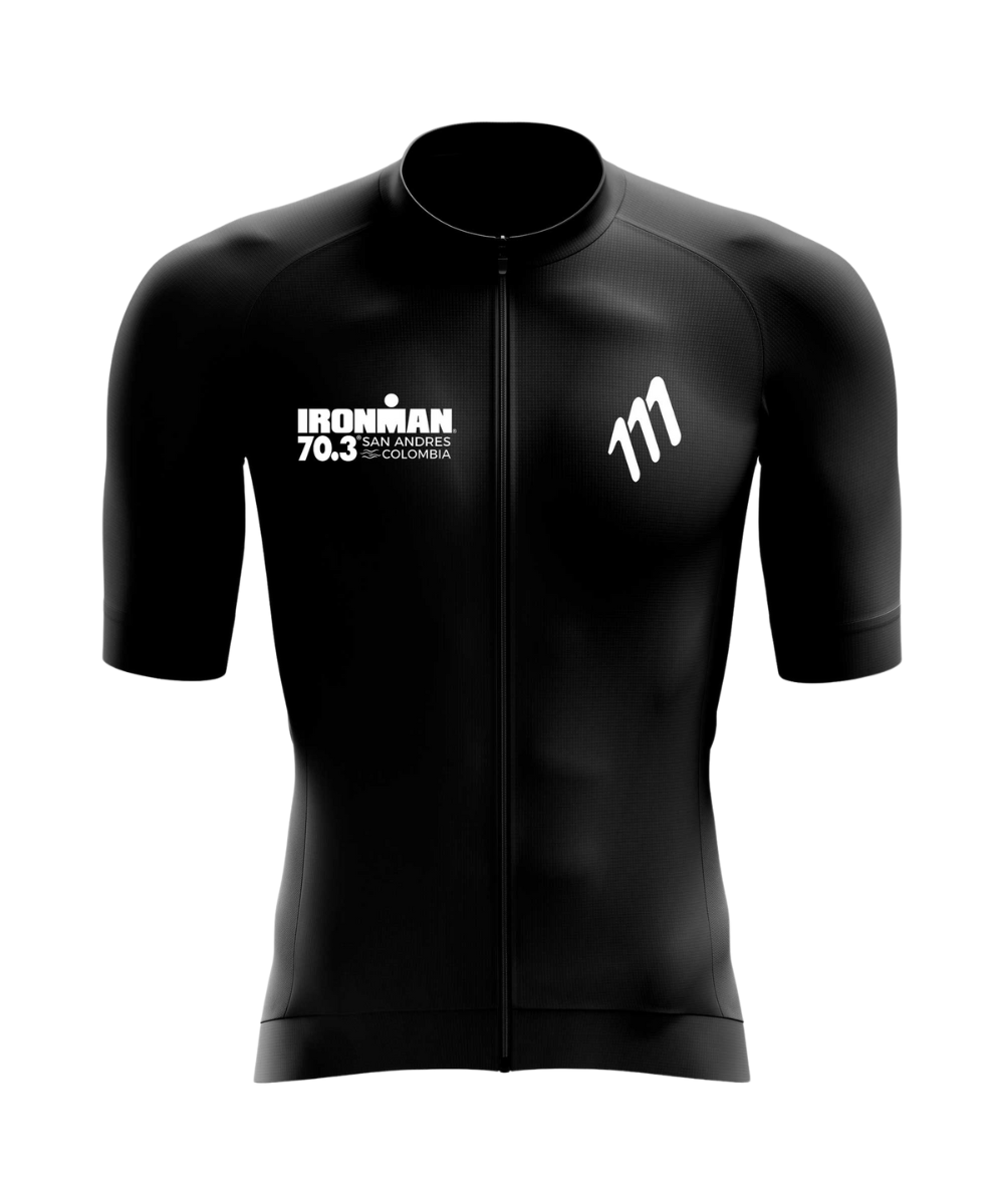Jersey ciclismo mujer Jersey Ciclismo Mujer 111Ciento Once Negro IM SAI 70.3 111Ciento Once — ropa ciclismo colombiana