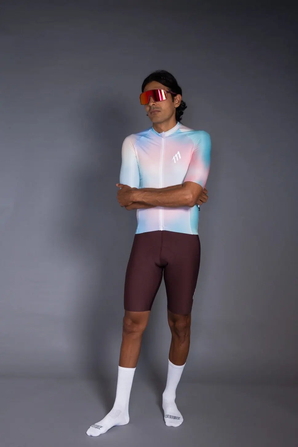 Pantaloneta ciclismo hombre Pantaloneta Ciclismo Ruta Hombre 111Ciento Once Racer Terracota 111