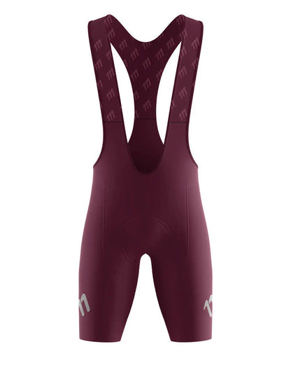Pantaloneta ciclismo sin costura hombre - Vinotinto