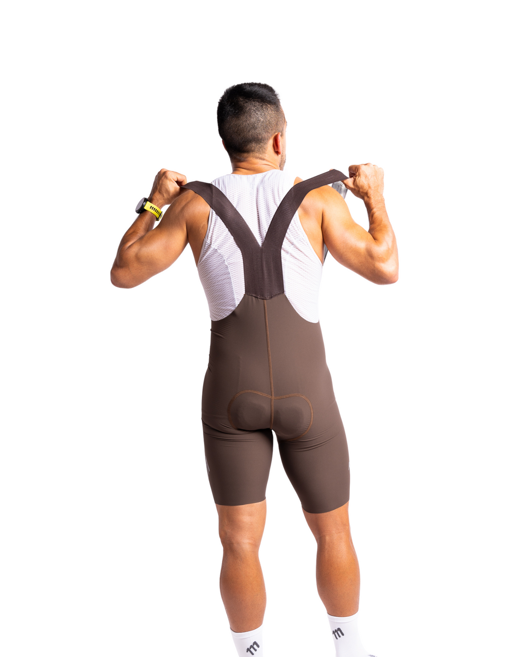 Pantaloneta ciclismo hombre Pantaloneta Ciclismo Ruta Hombre 111Ciento Once Racer Mocca 111