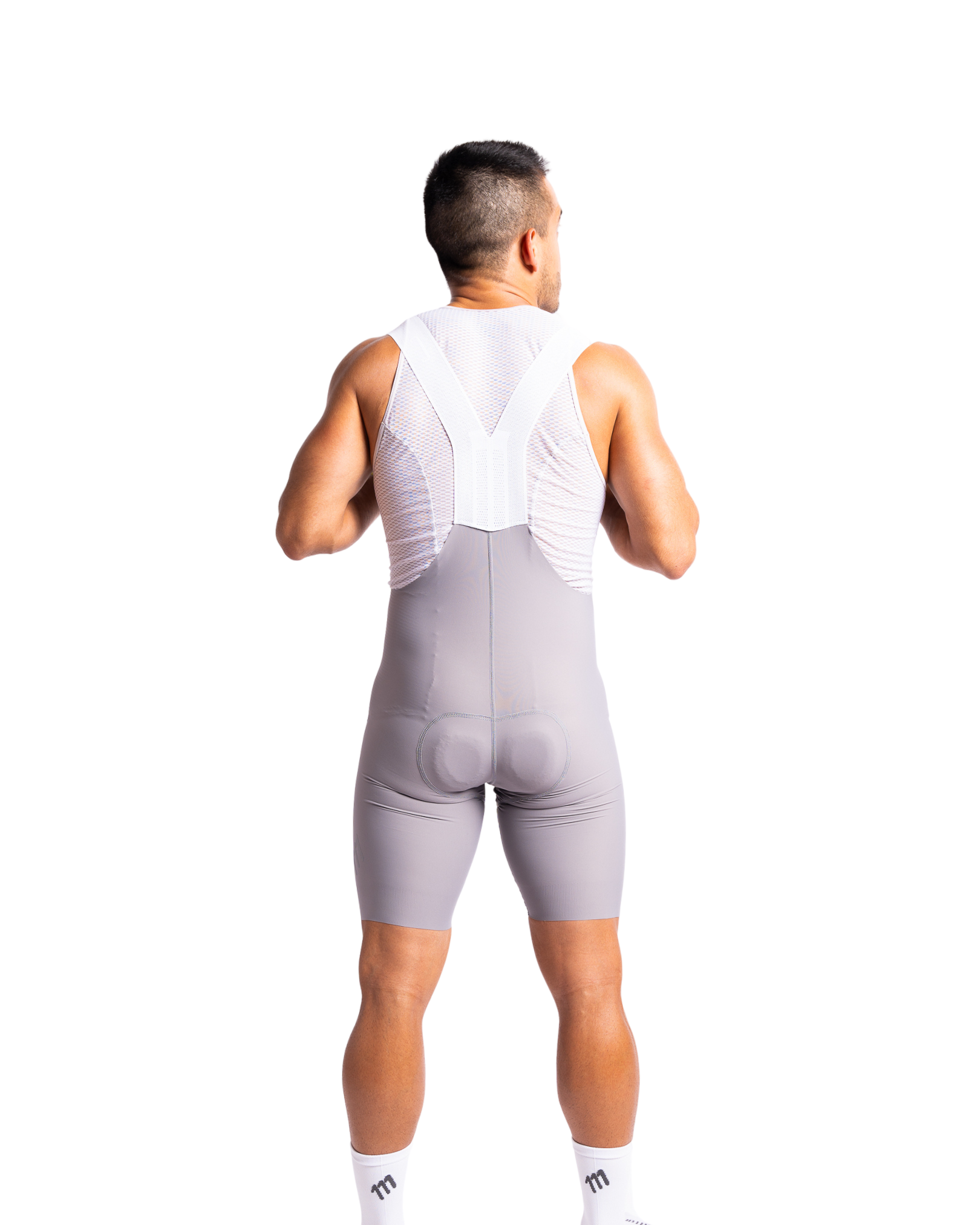 Pantaloneta ciclismo hombre Pantaloneta Ciclismo Ruta Hombre 111Ciento Once Racer Silver 111