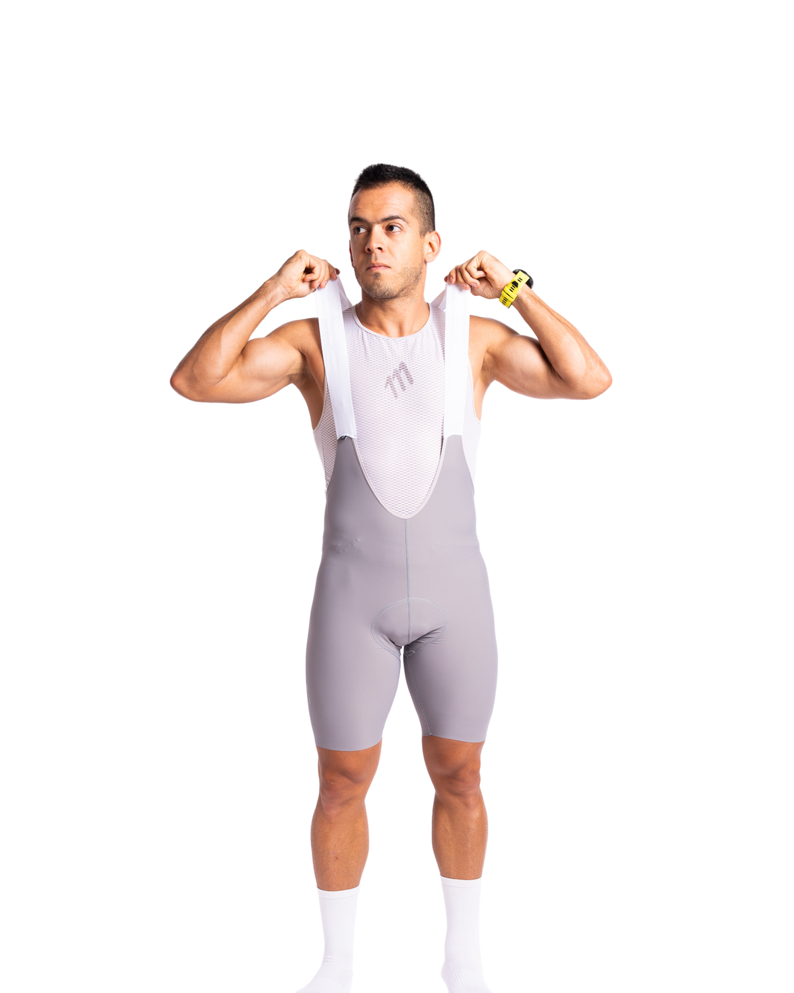 Pantaloneta ciclismo hombre Pantaloneta Ciclismo Ruta Hombre 111Ciento Once Racer Silver 111