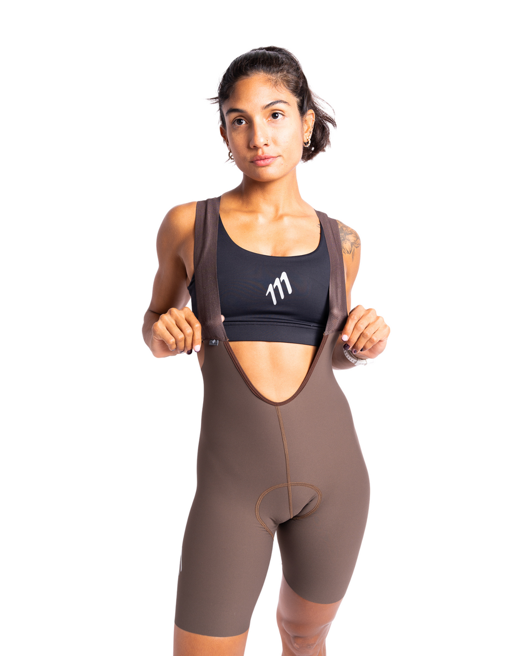 Bib short racer mocca mujer