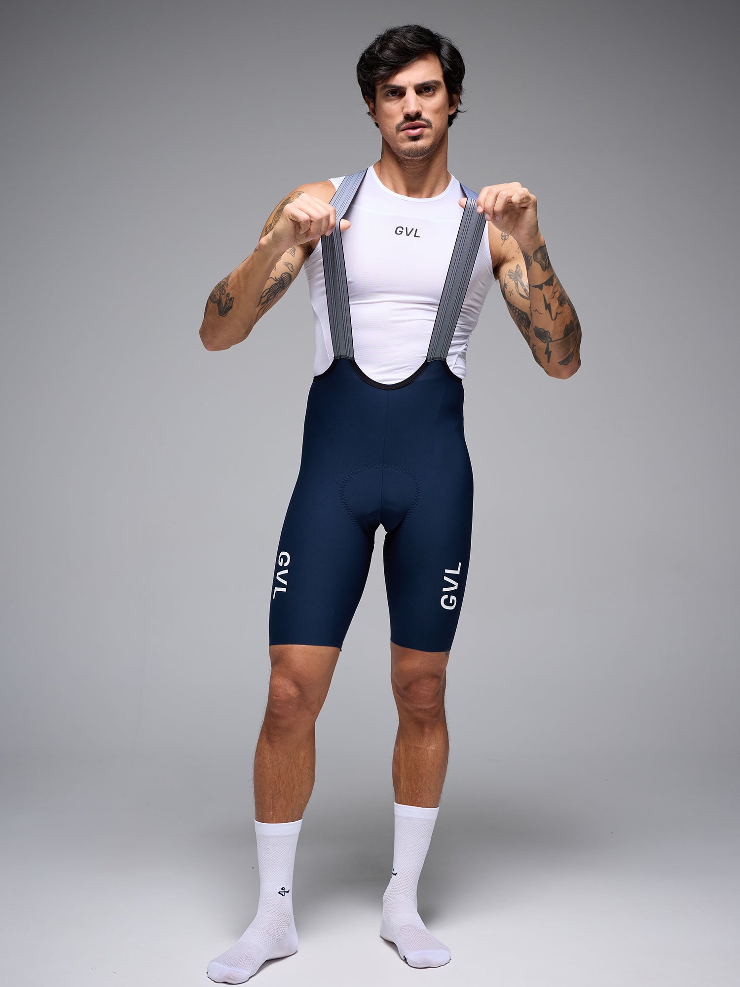 Pantaloneta ciclismo hombre Pantaloneta Ciclismo Givelo Lacefly 2.0 Navy Hombre Givelo — ropa ciclismo colombiana