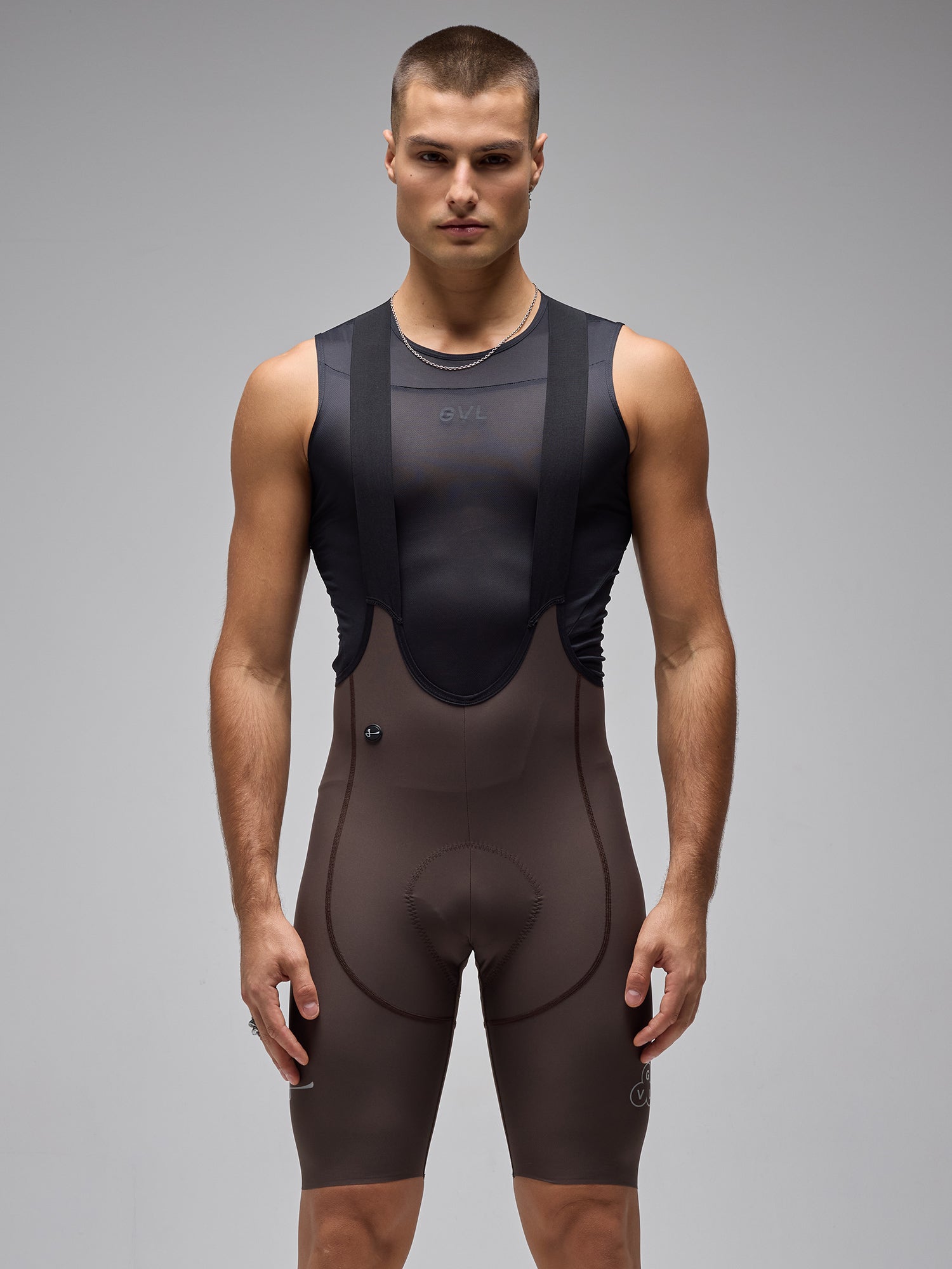 Pantaloneta ciclismo hombre Pantaloneta Ciclismo Givelo G90 Ultra Café Hombre Givelo — ropa ciclismo colombiana