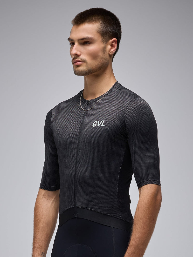 Jersey Givelo Graphene Black para ciclismo de ruta - Vista Frontal