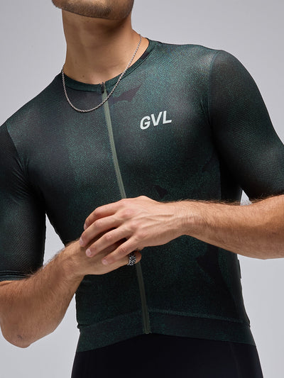 Jersey Ciclismo Ruta Givelo Graphene Fade Green
