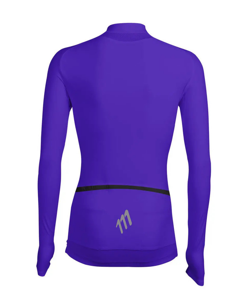 Jersey ciclismo mujer Jersey Manga Larga Ciclismo Mujer 111Ciento Once Essentials Iris 111Ciento Once — ropa ciclismo colombiana