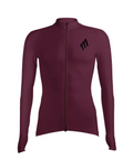 Jersey ciclismo mujer Jersey Manga Larga Ciclismo Mujer 111Ciento Once Essentials Sangría 111Ciento Once — ropa ciclismo colombiana