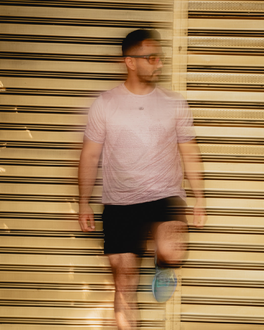 Corredor con Jersey Running Atmosphere 4.0 para hombre, vista frontal completa