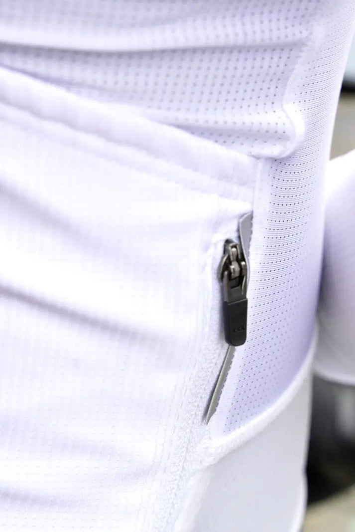 Ropa Ciclismo Colombia, Detalle Jersey Blanco
