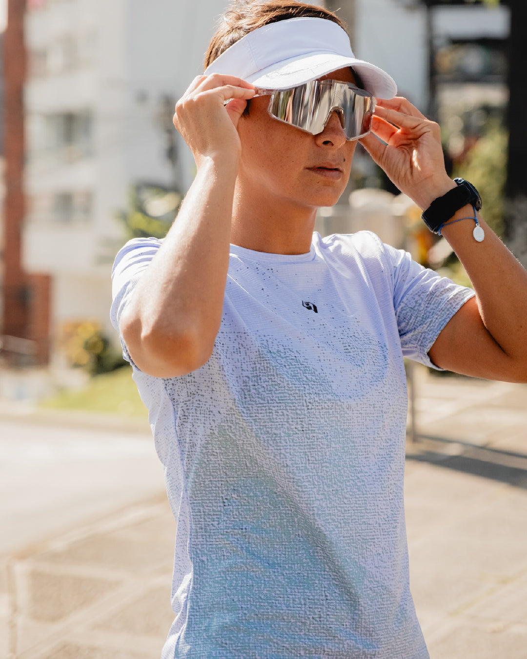 Jersey Running atmosphere 1.0 para mujer, vista frontal completa