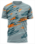 Jersey Running graffiti blue para hombre, vista frontal completa