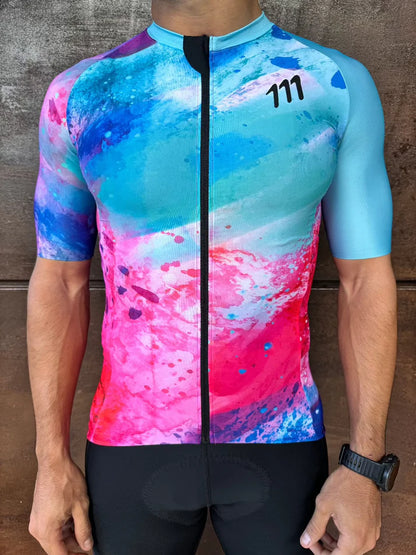 Jersey ciclismo manga corta hombre - CORAL