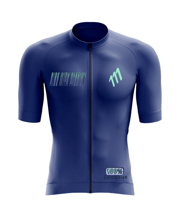 Jersey ciclismo manga corta hombre - Marino