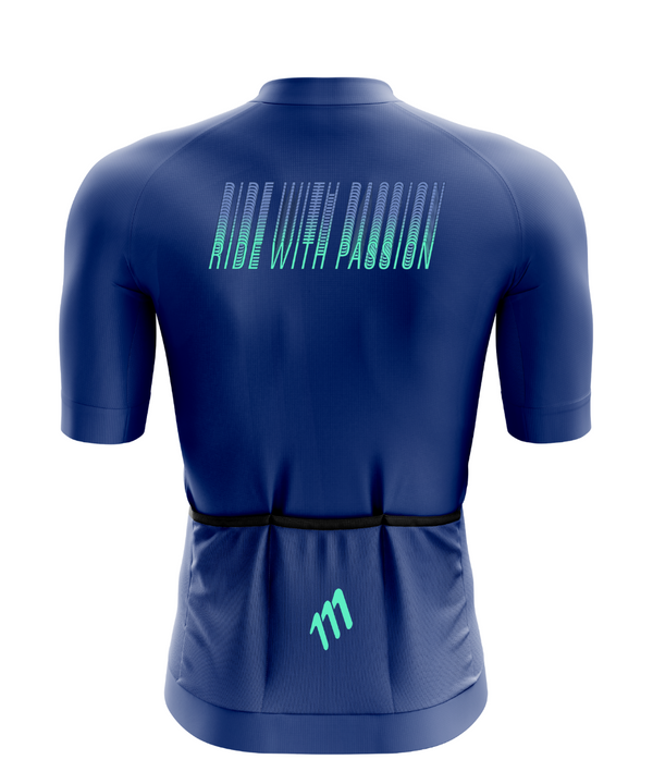 Jersey ciclismo manga corta hombre - Marino