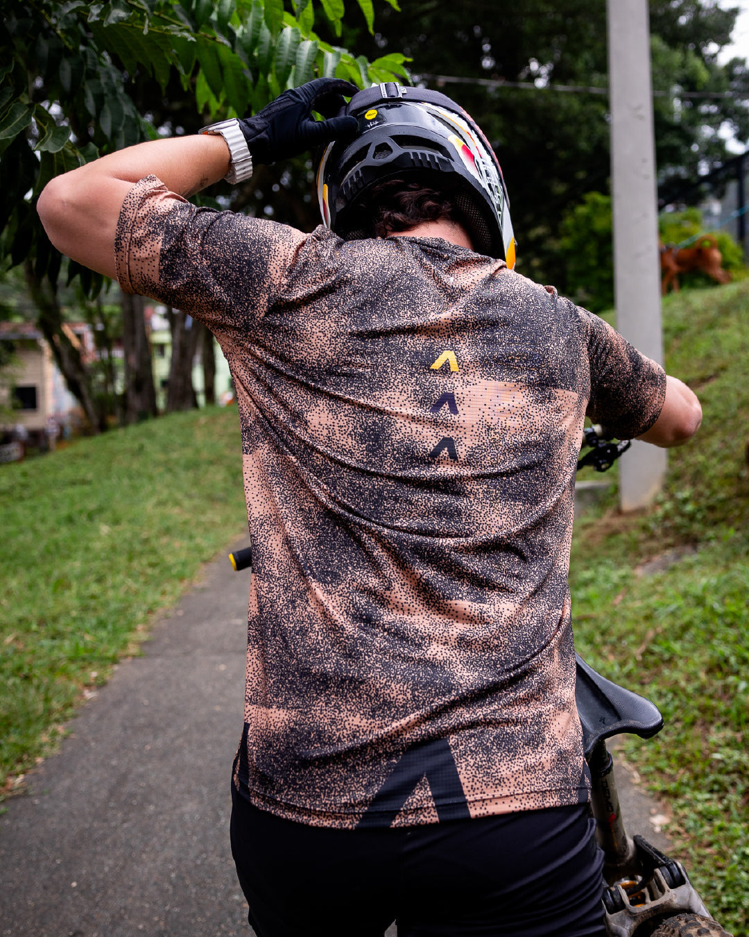 Jersey MTB Jappy Noise Naranja Hombre - vista 4