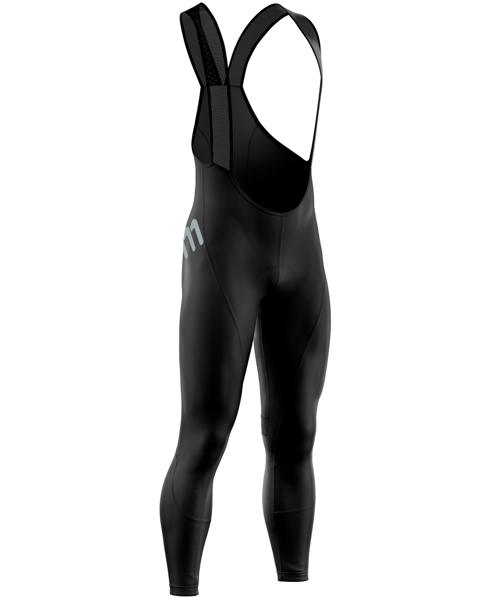 Pantaloneta ciclismo hombre Pantalón Ciclismo Largo Hombre 111Ciento Once Negro 111