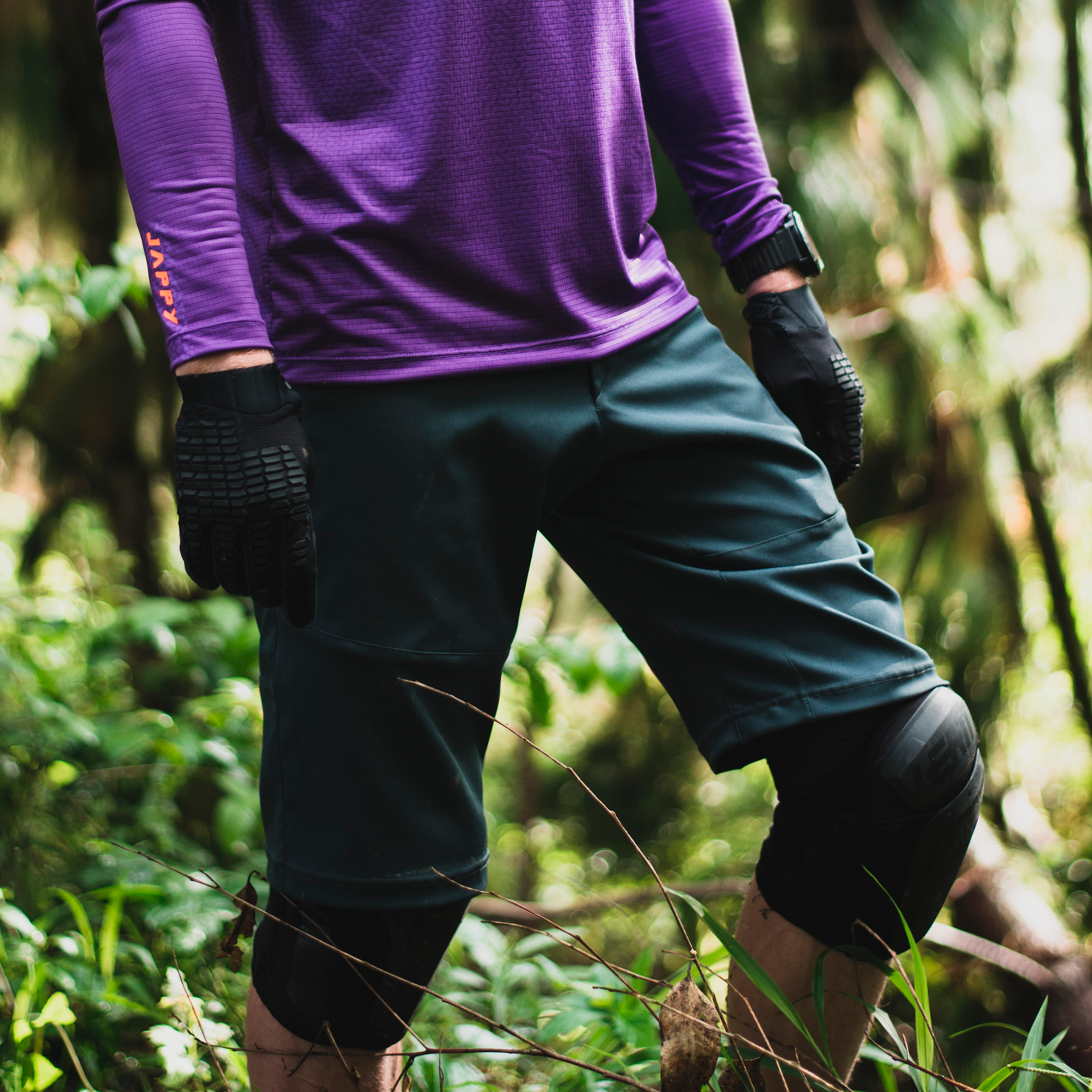Pantaloneta MTB Jappy Gris Mujer - vista 4