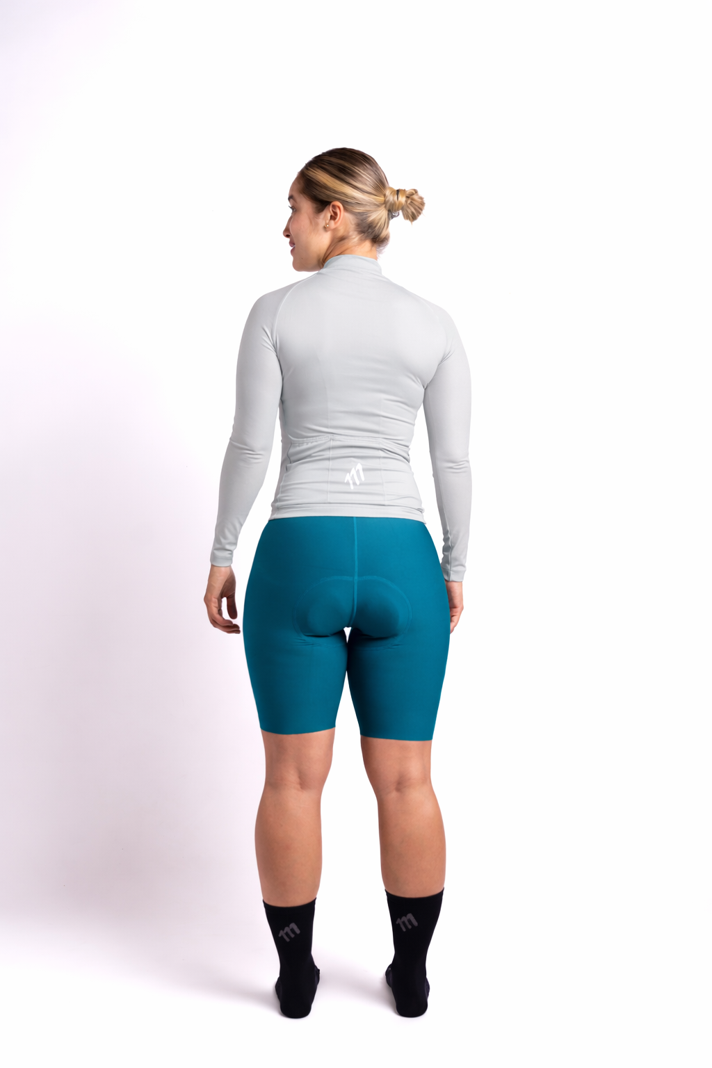 Jersey ciclismo mujer Jersey Manga Larga Ciclismo Mujer 111Ciento Once Silverado 111Ciento Once — ropa ciclismo colombiana