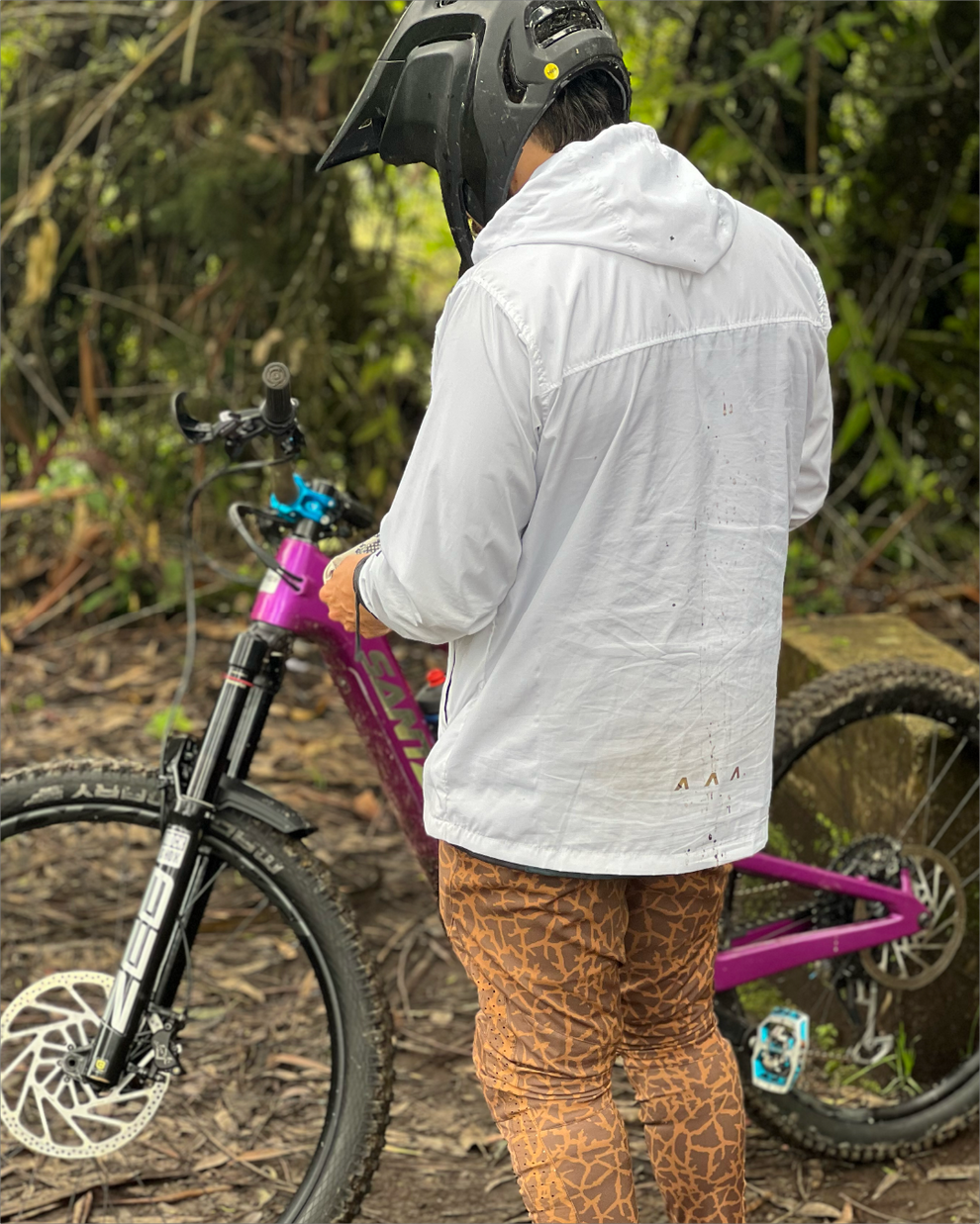 CORTAVIENTOS MTB HOMBRE | BLANCA