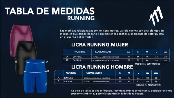 Tallas running 111