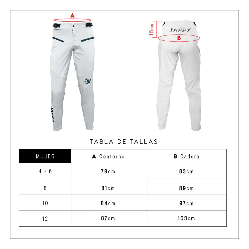 Pantalón MTB Jappy Beige Mujer - vista 4