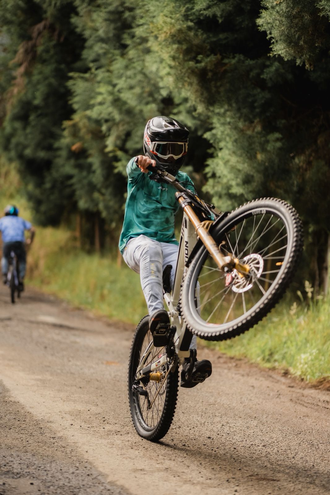 Humo Jersey Mystic Green – Hombre (MTB)