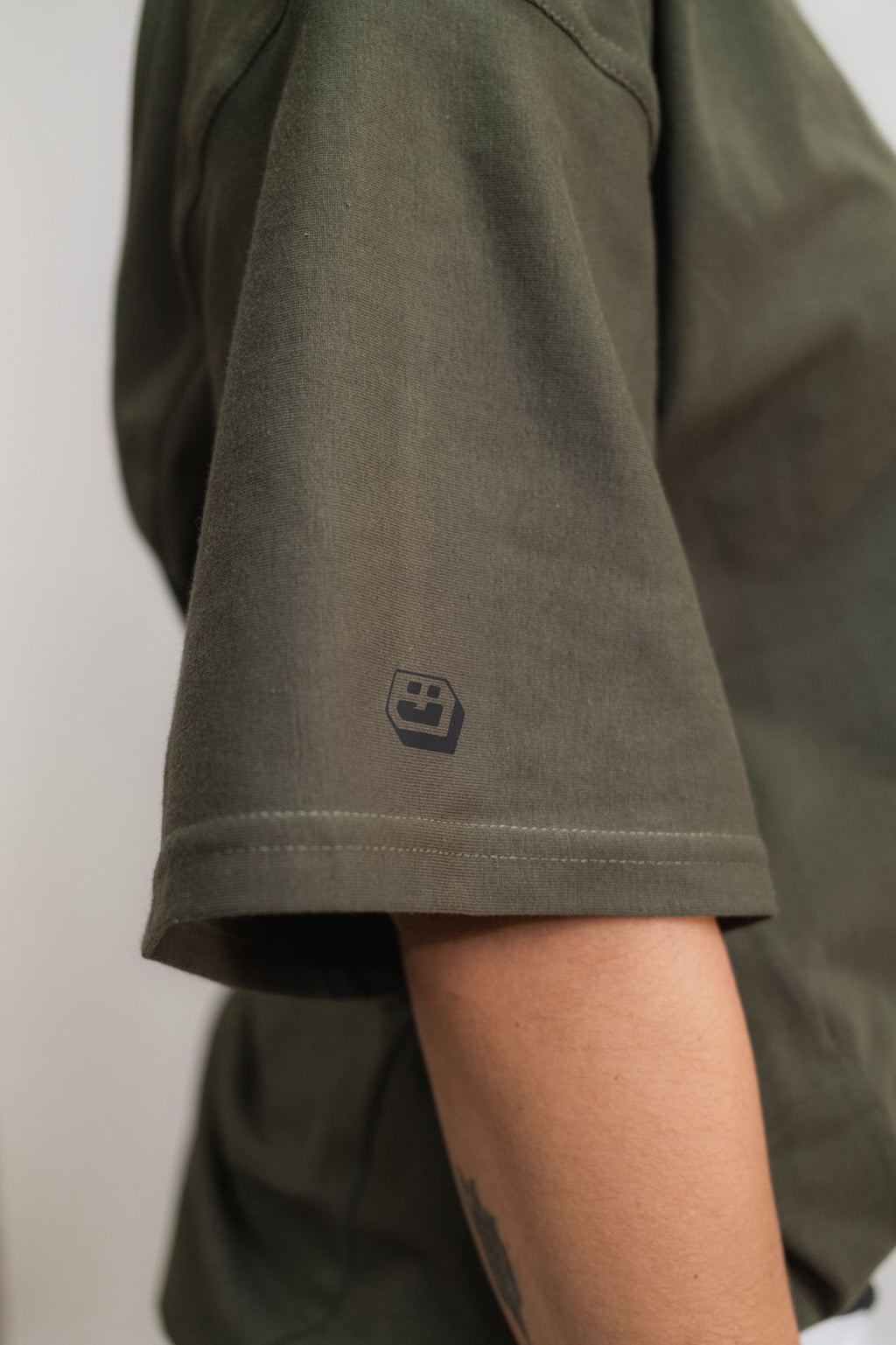 Pocket Tee MTB Jappy Orígenes Deep Olive Unisex - vista 11