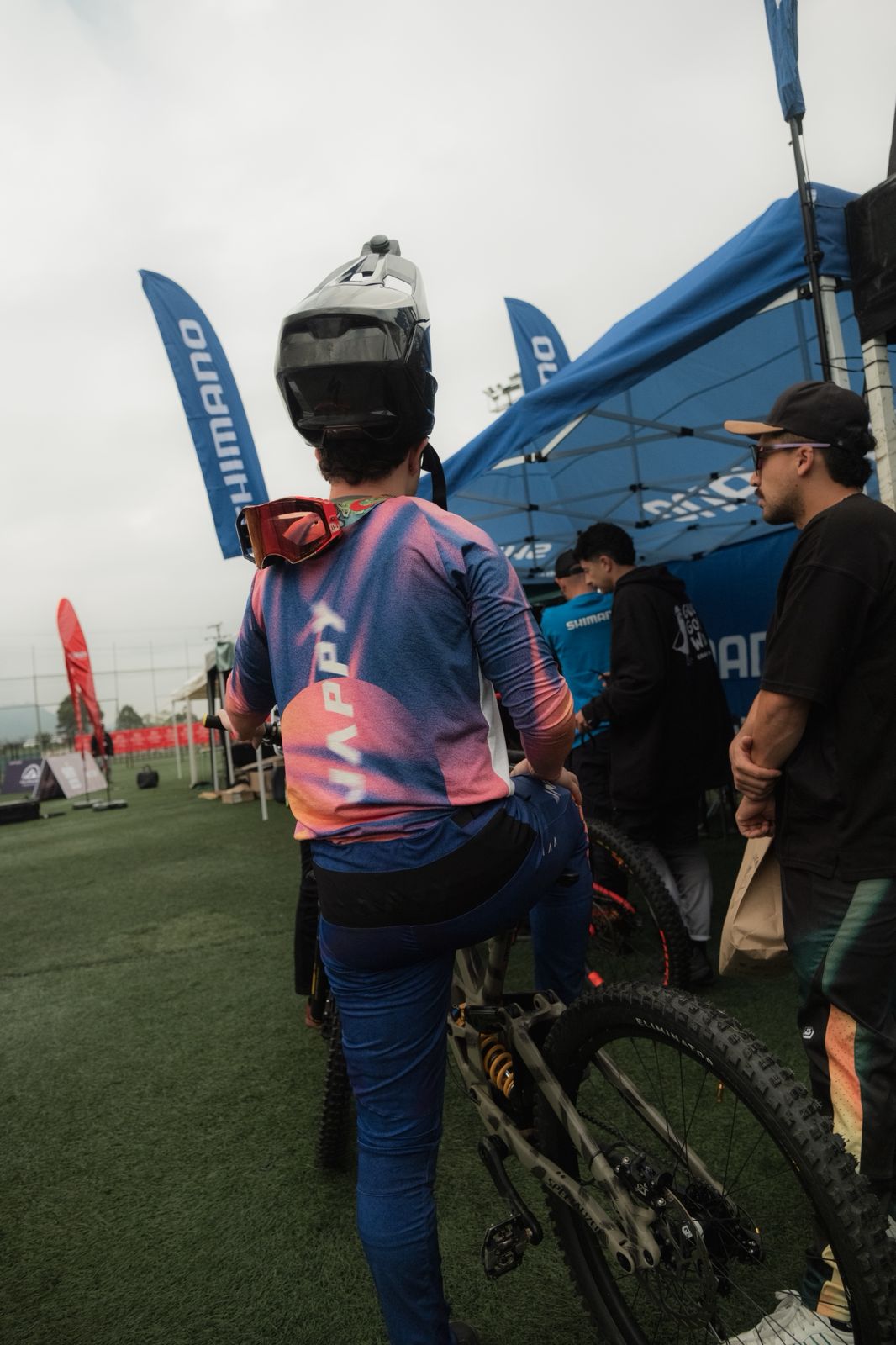 Jersey MTB Jappy Ranglan Electric Blue Hombre - vista 4