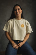Crop Top MTB Jappy Algodón Beige Mujer - vista 1