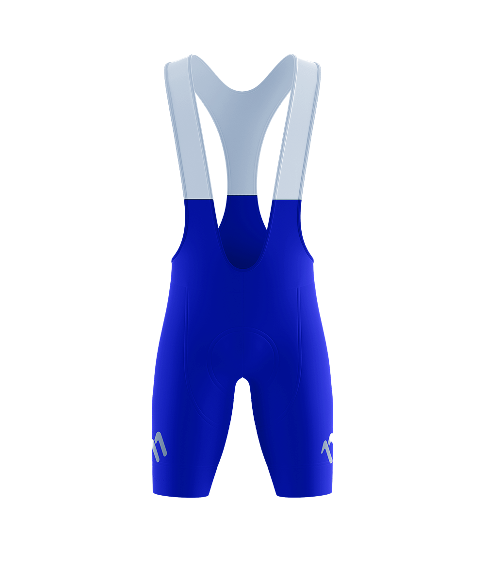 Bib short racer royal blue mujer