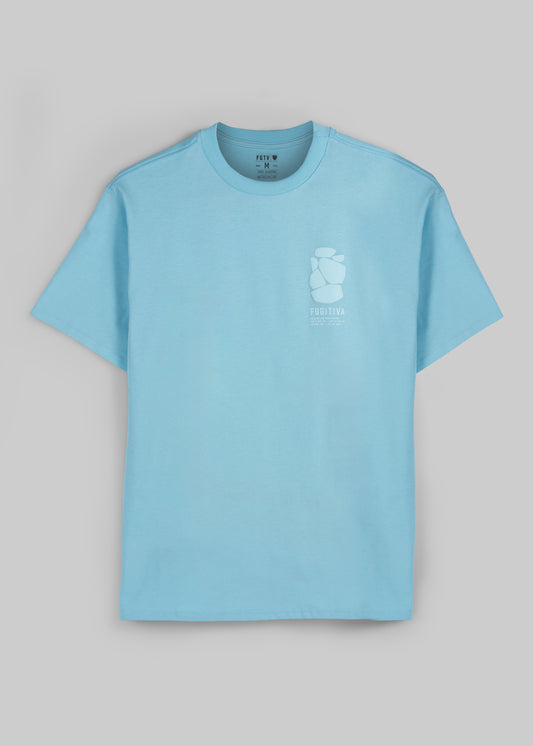 Camiseta Elemental Manga Corta - Color Azul Claro