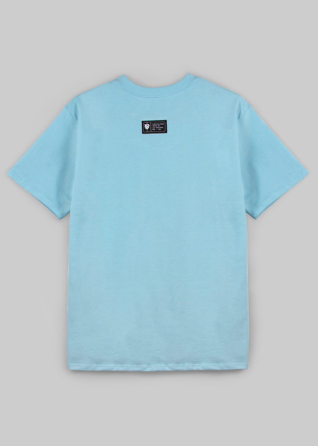 Camiseta Elemental Manga Corta - Color Azul Claro