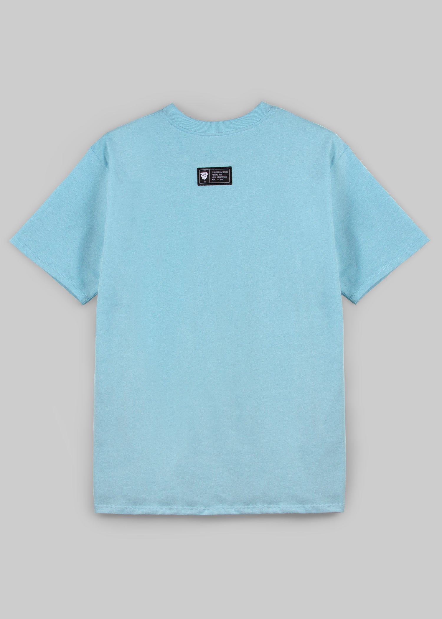 Camiseta Elemental Manga Corta - Color Azul Claro