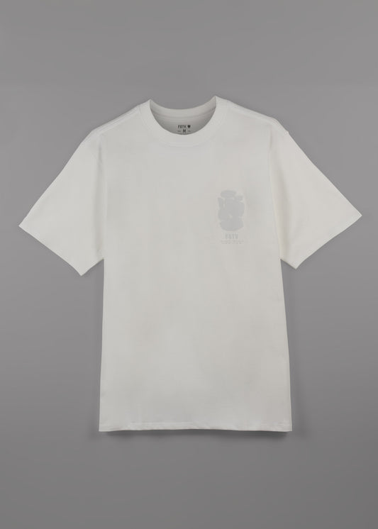 Camiseta Elemental Manga Corta Color Blanco Marfil