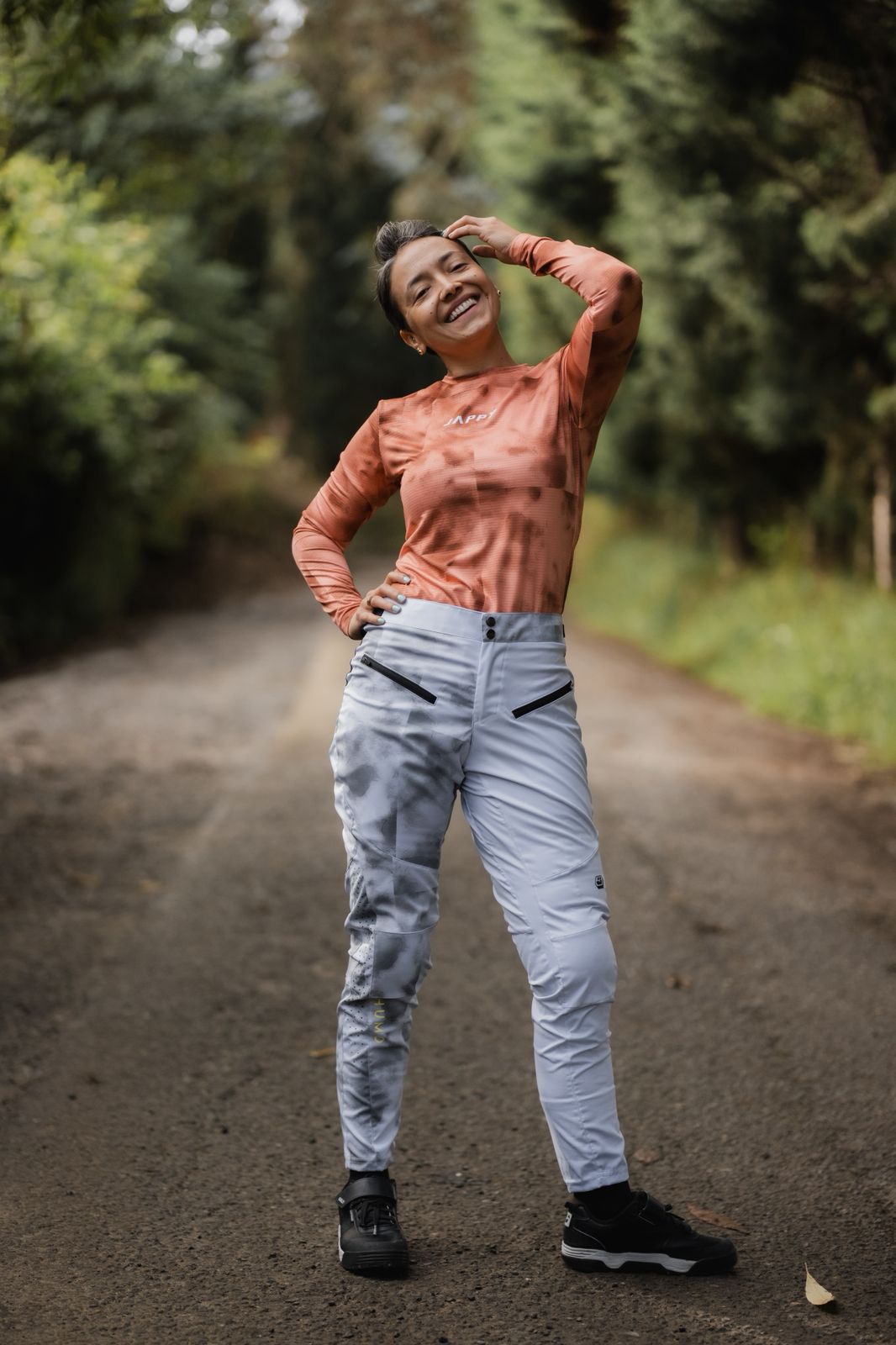 Humo Jersey Ash Coral – Mujer MTB