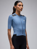 Jersey ciclismo de ruta mujer Givelo Modern Classic Blue - Vista Frontal