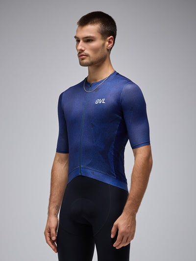 Jersey Givelo Graphene Fade Navy para ciclismo de ruta