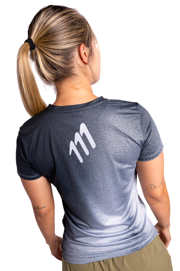 Imagen de Running tee racer errático mujer. vista trasera