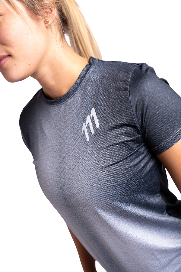 Imagen de Running tee racer errático mujer. detalle vista frontal