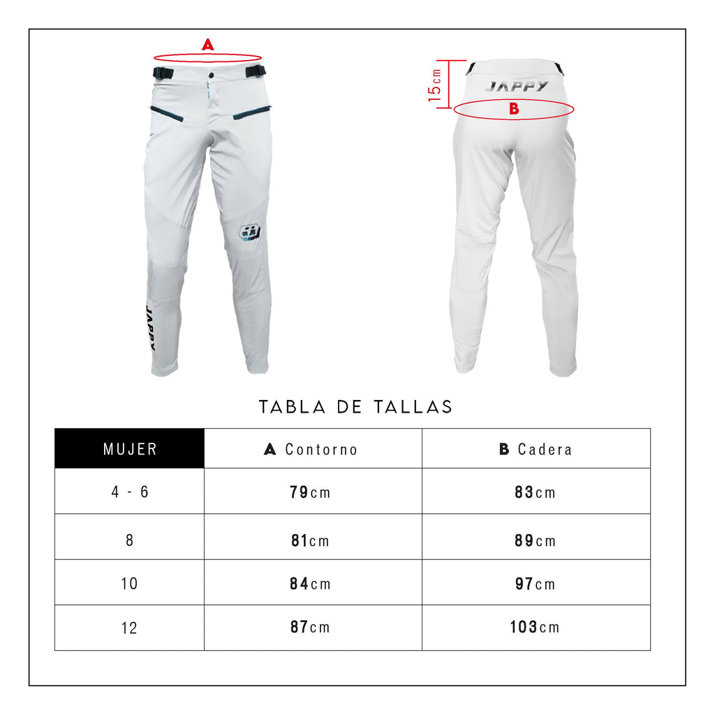 Pantalón MTB Jappy Gris Mujer - vista 8