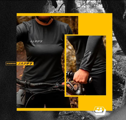 Ropa Ciclismo Colombia, Jersey MTB negro, Siempre Jappy 
