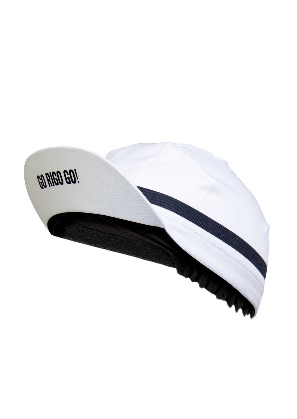 Gorra ciclismo clasica GoRiGo! blanca
