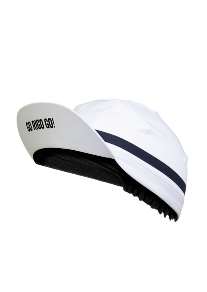 Gorra ciclismo clasica GoRiGo! blanca