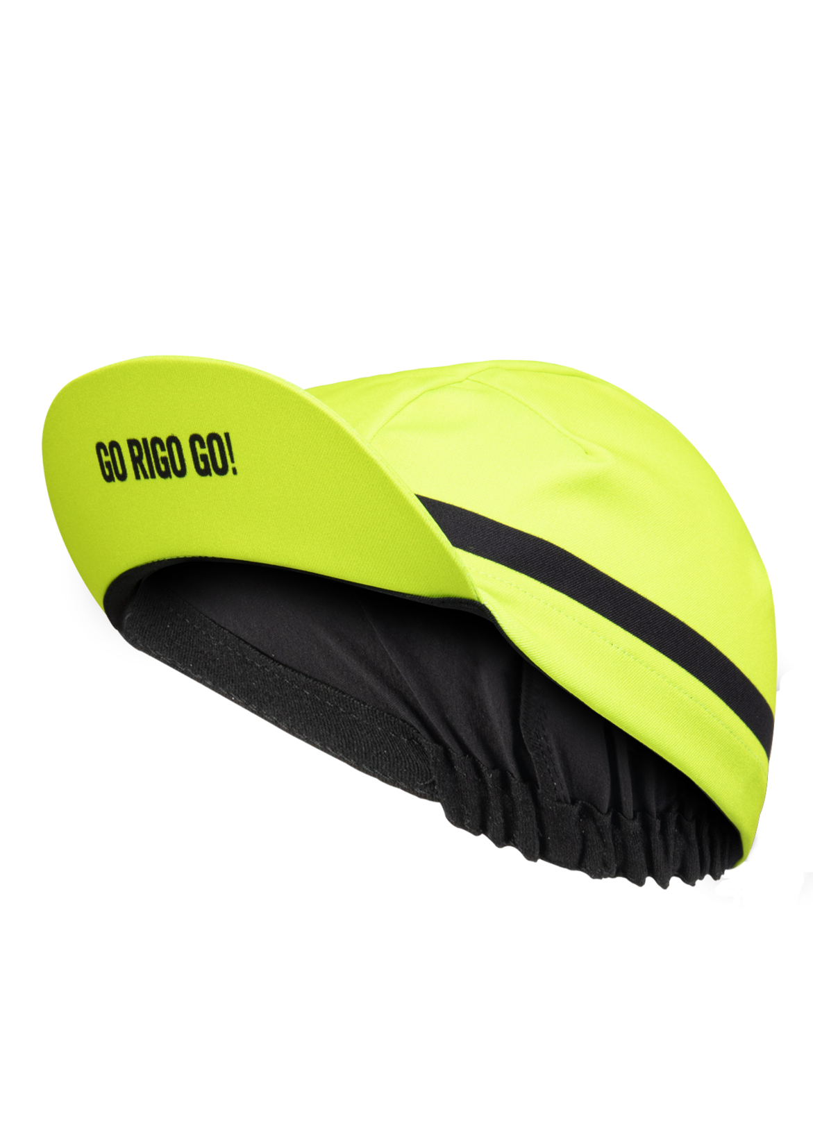 Gorra ciclismo clasica GoRiGo! neon