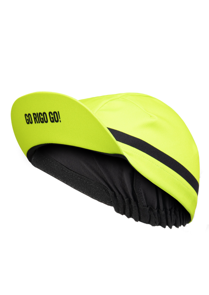 Gorra ciclismo clasica GoRiGo! neon